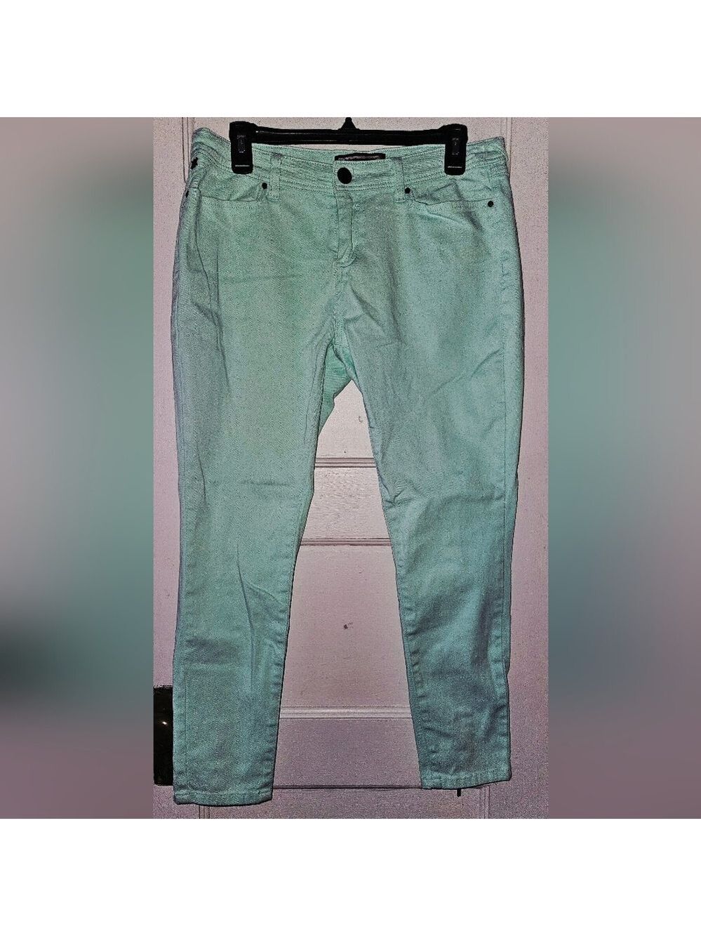 Kardashian Kollection Mint Low Rise Skinny Jeans Size 12